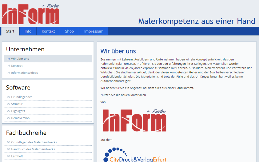 Konzepte für die Malerausbildung – InForm und Farbe